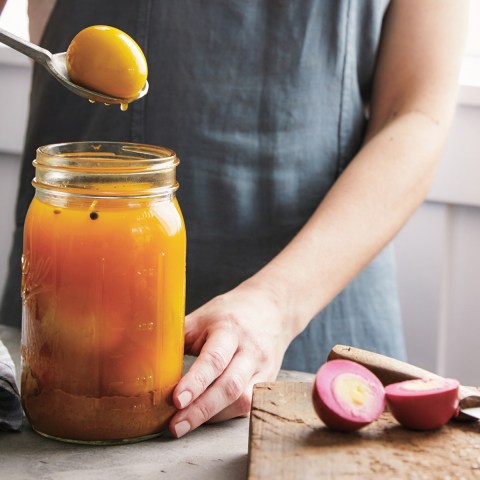 curry pickled eggs